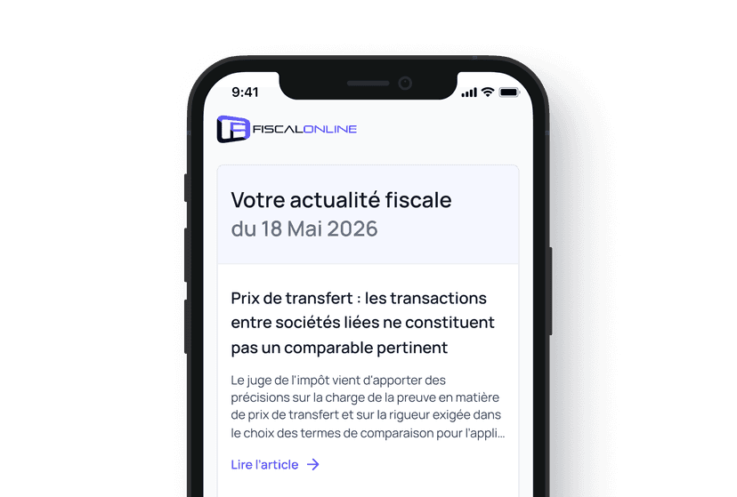 Application Fiscalonline sur iPhone